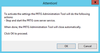 PRTG Administration Tool: Restart Services PRTG Administration Tool: Restart Services