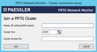 Cluster Connection Setup Cluster Connection Setup