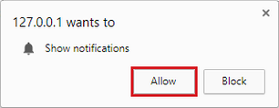 Click 'Allow' to enable Google Chrome Desktop Notifications Click 'Allow' to enable Google Chrome Desktop Notifications