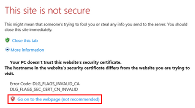 SSL Warning in IE SSL Warning in IE