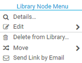 Library Node Menu