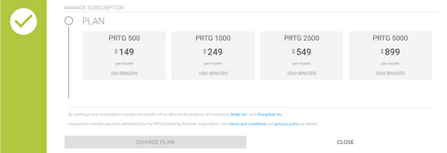 Manage Subscription