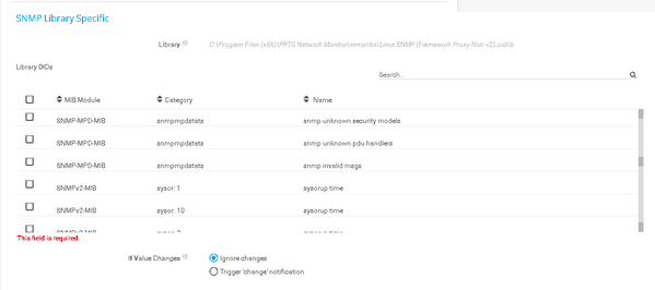 List of SNMP Single Values: Sorted by MIB, Category, Name List of SNMP Single Values: Sorted by MIB, Category, Name