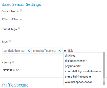 View and Edit Tags in Basic Sensor Settings&nbsp;
