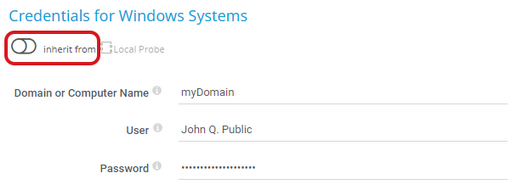 Credentials for Windows Systems