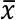 x-bar_symbol